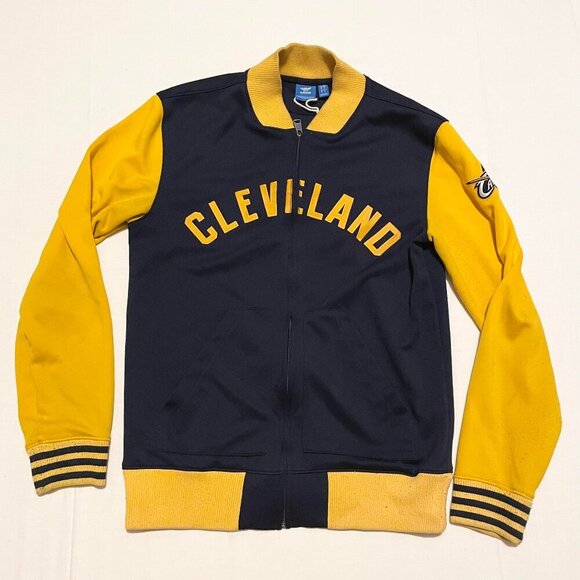 Adidas Cleveland Cavaliers NBA Zip Up Jacket Mens Small - Picture 1 of 16